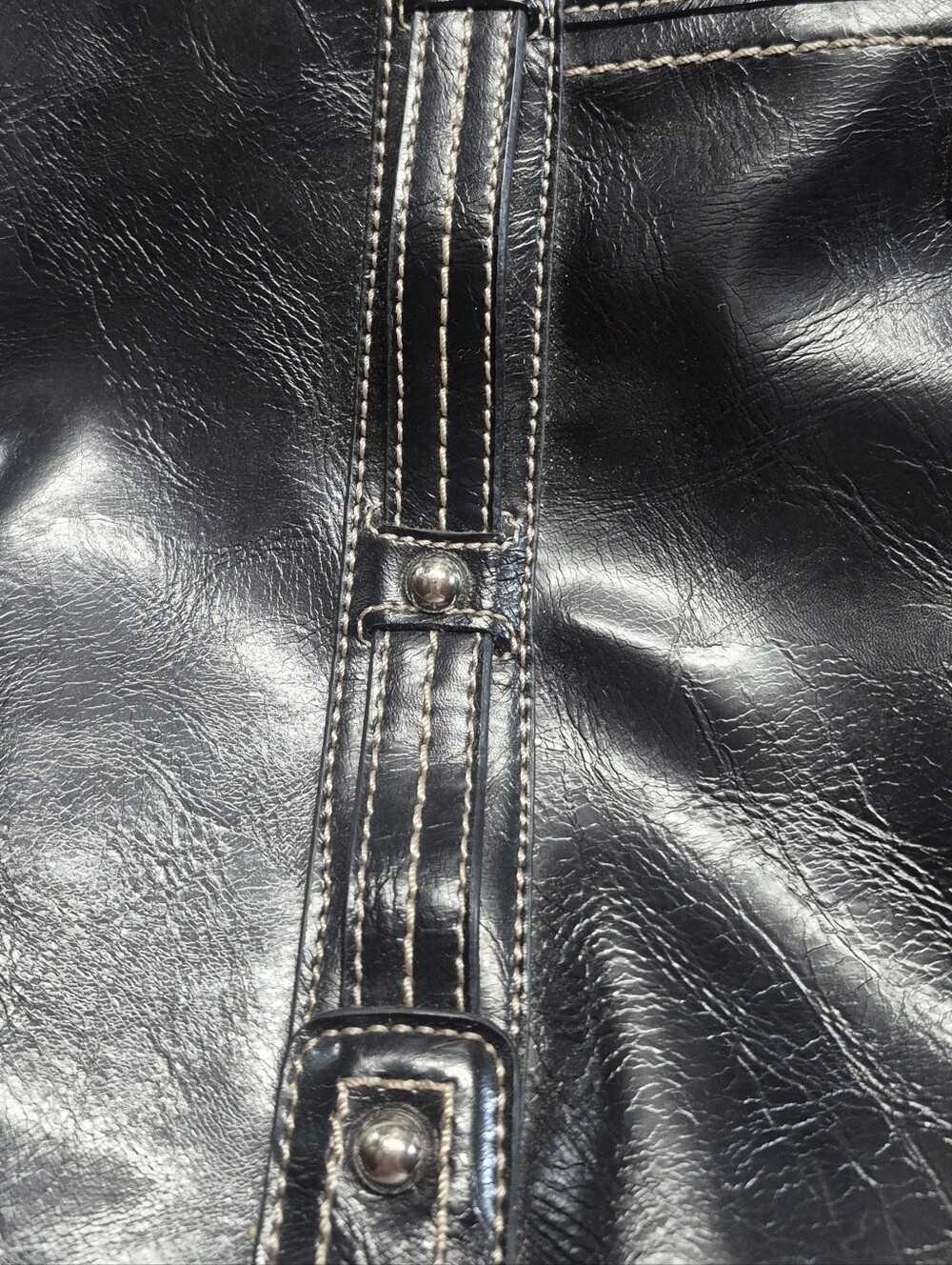 NINE & CO BY Nine West Vegan Leather Tote. - Picture 6 of 9